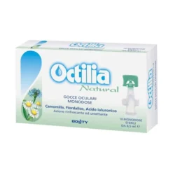 Octilia Natural Gocce Oculari per Occhi Irritati e Arrossati, 10 Flaconcini