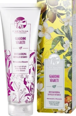 Officine Clemàn Exenthia Giardini Segreti Docciaschiuma rinfrescante e rilassante, 250 ml