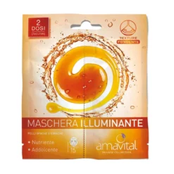 Oficine Cleman Amavital - Maschera Viso Illuminante, 2 x 7ml