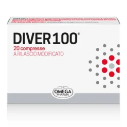 Omega Pharma Diver 100 Integratore Sistema Digerente e Intestinale, 20 Compresse
