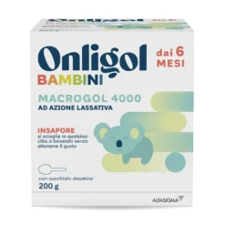 Onligol Bambini Dispositivo Medico Macrogol 4000 ad Azione Lassativa, 200g