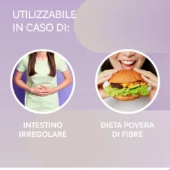 Onligol Fibre Integratore Transito Intestinale Gusto Prugna, 20 Bustine
