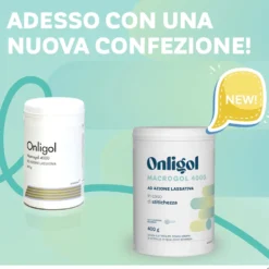 Onligol Macrogol 4000 Lassativo Osmotico per Stitichezza Ricorrente, 400g
