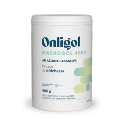 Onligol Macrogol 4000 Lassativo Osmotico per Stitichezza Ricorrente, 400g
