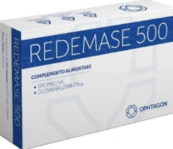 Ophtagon Redemase 500 Integratore per il microcircolo e il drenaggio dei liquidi, 30 capsule