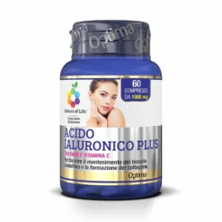 Optima Naturals Acido Ialuronico Plus - Integratore per l'idratazione della pelle, 60 compresse