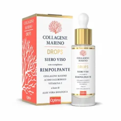 Optima Naturals Collagene Marino - Siero viso ad azione rimpolpante e idratante, 30 ml
