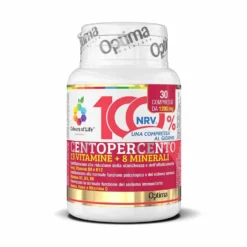 Optima Naturals Colours of Life Centopercento - Integratore per stanchezza e difese, 30 compresse