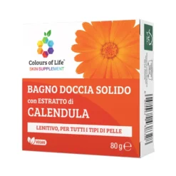 Optima Naturals Colours of Life - Bagnodoccia solido lenitivo alla calendula, 80 g