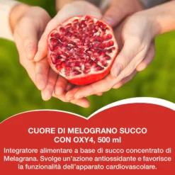 Optima Naturals Cuore di Melograno Oxy4 - Integratore antiossidante per il microcircolo, 500 ml
