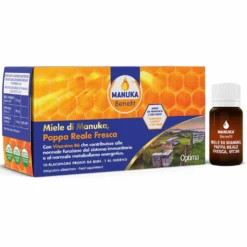Optima Naturals Manuka Benefit - Pappa Reale Miele Vitamina B6, 10 Flaconcini