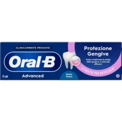 Oral-B Advanced Protezione Gengive Dentifricio Menta Fresca, 75ml