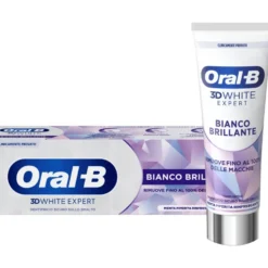 Oral-B 3D White Expert Bianco Brillante Dentifricio sbiancante, 75 ml