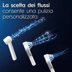Oral-B Idropulsore + Spazzolino Elettrico iO6 con Testine di Ricambio
