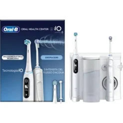 Oral-B Idropulsore + Spazzolino Elettrico iO6 con Testine di Ricambio