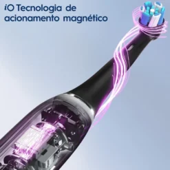 Oral-B iO 5S Bianco - Spazzolino elettrico per l'igiene orale, 1 spazzolino con testina e custodia