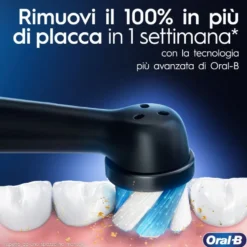 Oral-B iO 5S Bianco - Spazzolino elettrico per l'igiene orale, 1 spazzolino con testina e custodia