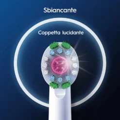Oral-B Pro 3D White Testine di Ricambio per Spazzolino Elettrico, 3 Testine