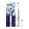 Oral-B Pro Junior Frozen - Spazzolino elettrico ricaricabile per bambini, 1 manico e 2 testine