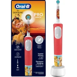 Oral-B Pro Kids Re Leone - Spazzolino elettrico per l'igiene orale dei bambini dai 3 anni, 1 pezzo