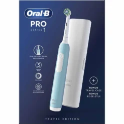 Oral-B PRO Series 1 Spazzolino Elettrico Blu + 1 Testina + Custodia