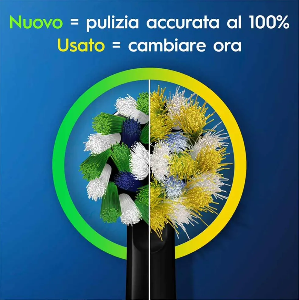 Oral-B Spazzolino Elettrico Ricaricabile Vitality Pro Nero, 1Testina 1Spazzolino