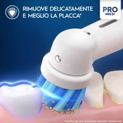 Oral-B Testine di Ricambio PRO Kids con Spiderman, 4 Testine