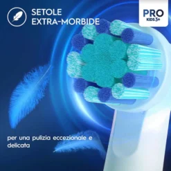 Oral-B Testine di Ricambio PRO Kids con Spiderman, 4 Testine