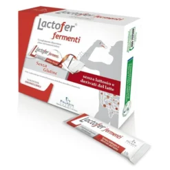 Paladin Pharma Lactofer - Paladin Pharma fermenti lattici per l'intestino, 12 bustine orosolubili