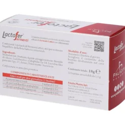 Paladin Pharma Lactofer - Paladin Pharma fermenti lattici per l'intestino, 12 bustine orosolubili