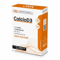 Paladin Pharma Sanavita Calcio D3 - Integratore per le ossa, 30 compresse masticabili