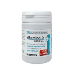 Paladin Pharma Sanavita Vitamina D 2000 UI - Integratore per le difese e le ossa, 60 compresse