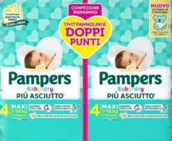 Pampers Baby Dry Duo - Maxi Pannolini Taglia 4 7-18 kg, 34 pannolini