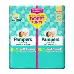 Pampers Baby Dry - Pannolino Duo Taglia 6 XL 15-30Kg, 26 Pannolini