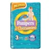 Pampers Costumino Pannolino per il Bagno Taglia 3 (6-11kg), 12 costumini