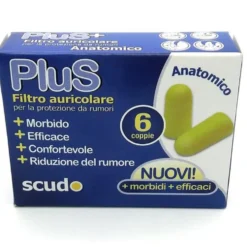 Pasquali Earplug Plus Filtro Auricolare Anatomico Protezione Rumori 6 Coppie
