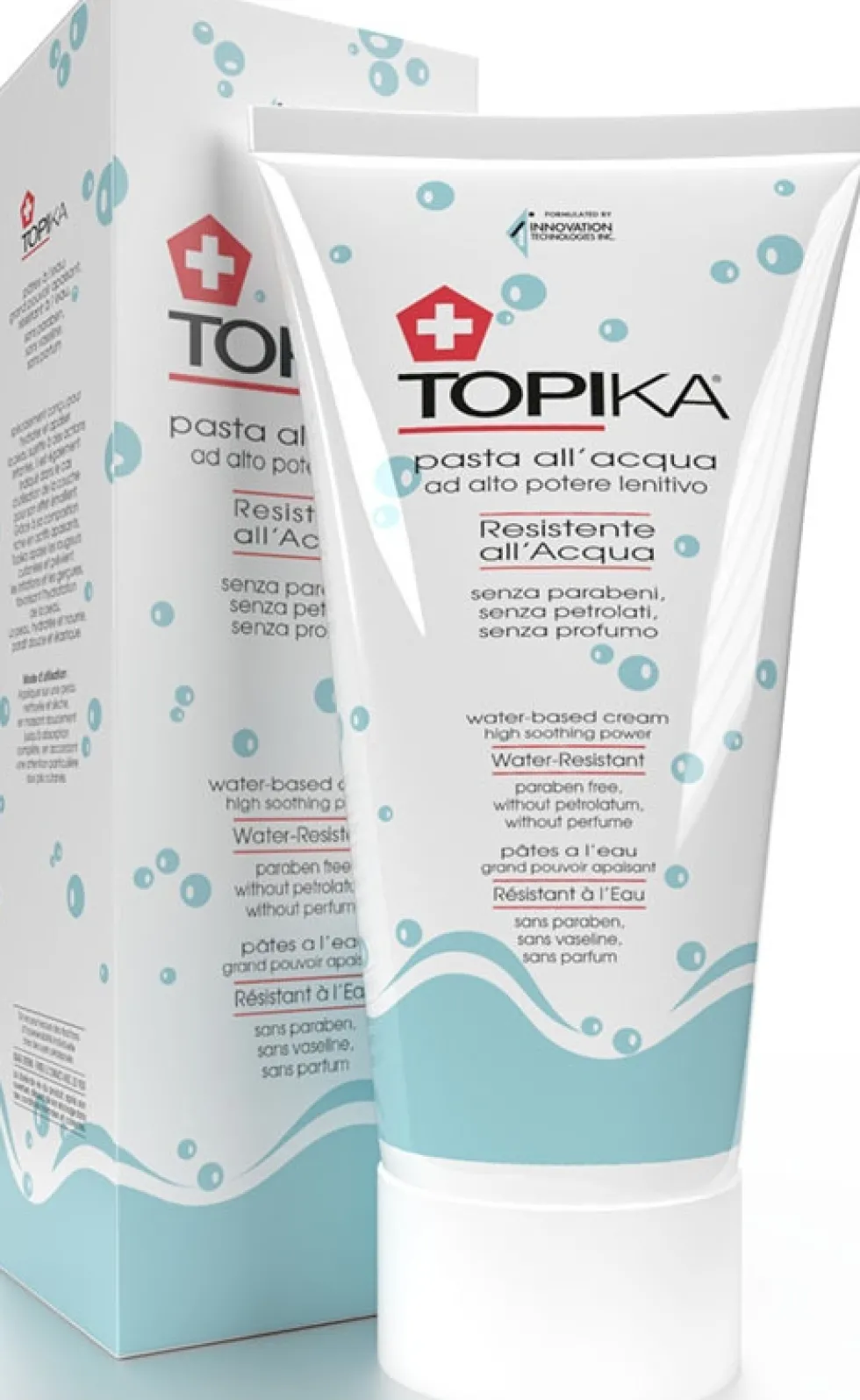 Pentamedical Topika - Trattamento protettivo per il cambio del pannolino, pasta allacqua 250 ml