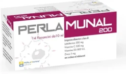 Perla Pharma Perlamunal 200 - Perla Pharma integratore per le difese immunitarie, 14 flaconcini