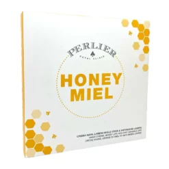 Perlier Honey - Cofanetto nutriente per mani e labbra, crema 100 ml, stick 5,5 ml e antirughe 15 ml