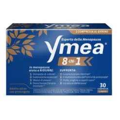 Perrigo Ymea - 8in1 Integratore Alimentare Menopausa, 30 Compresse