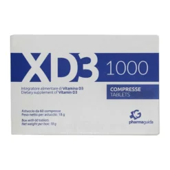 Pharmaguida XD3 1000 Integratore Vitamina D, 60 Compresse