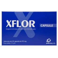 Pharmaguida Xflor - Integratore alimentare per la flora batterica intestinale, 20 capsule