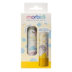 Pharmaidea Morbidì - Kit con stick labbra protettivo alla banana e bolle di sapone, 5,5 ml