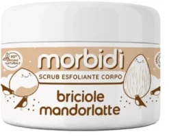 Pharmaidea Morbidì - Mandorlatte Scrub Esfoliante Corpo con granuli di mandorla e nocciola, 250 ml