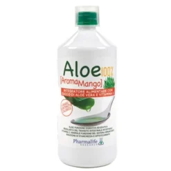 Pharmalife Aloe 100 Mango - Integratore alimentare per la funzione digestiva e depurativa, 1000 ml