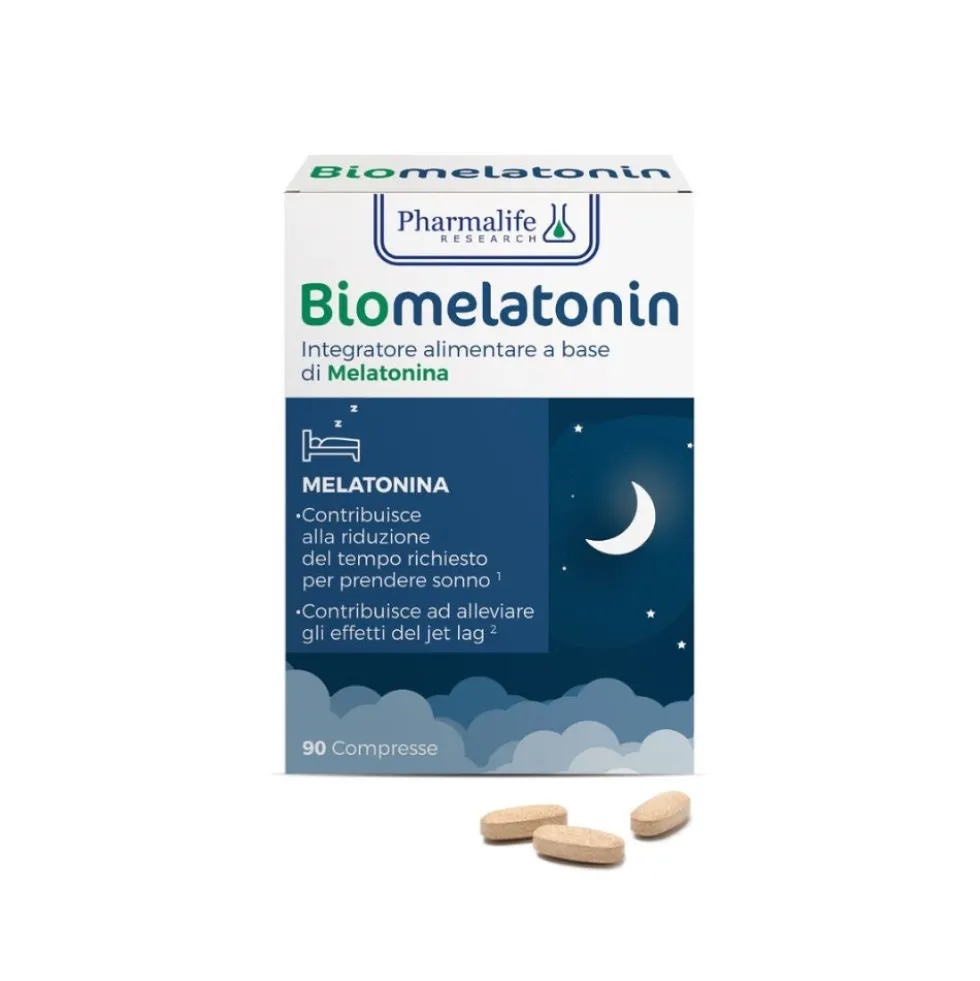 Pharmalife Research Biomelatonin - Compresse Integratore di Melatonina, 90 compresse