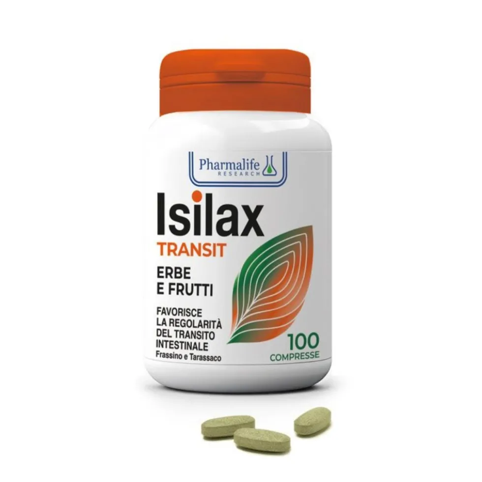 Pharmalife Research Isilax Transit - Integratore per il transito intestinale, 100 compresse