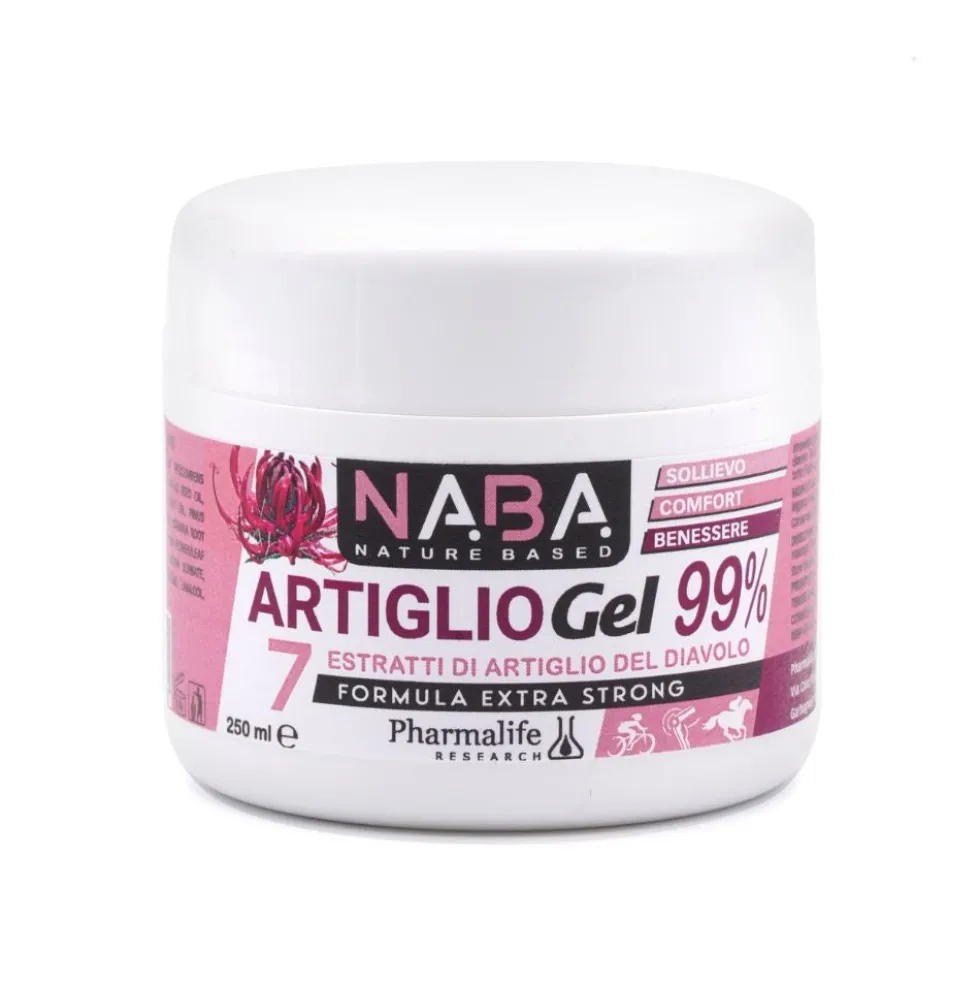 Pharmalife Research NA.BA. Artiglio Gel 99% Formula Extra Strong, 250ml