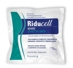 Pharmalife Research Riducell - Bende Riducell effetto urto per la cellulite e il gonfiore, 2 bende