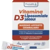 Pharmalife Research Vitamina D3 Liposomiale - Integratore per ossa e difese immunitarie, 30 stick